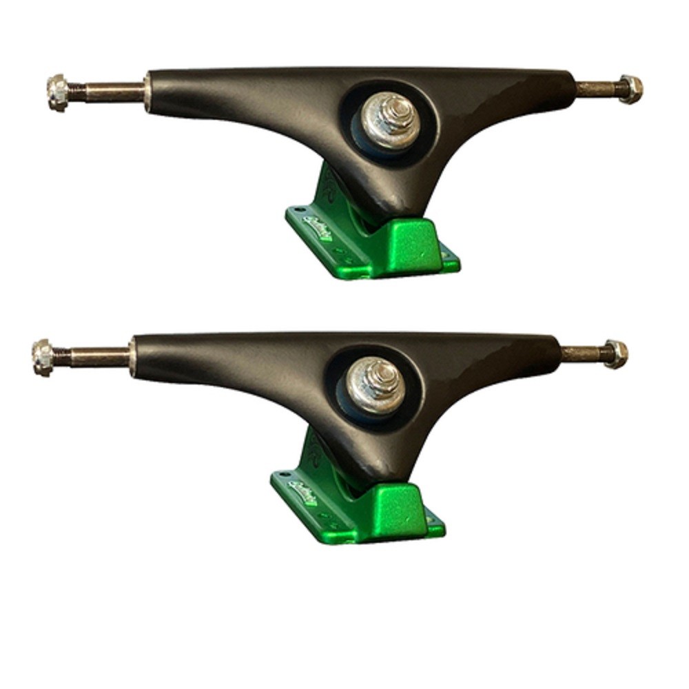 Gullwing Charger Trucks Set Green Black 10″