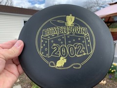 2002 Rumbletown Black & Gold PFN Historic PDGA DX Cobra Disc Golf Innova #1169