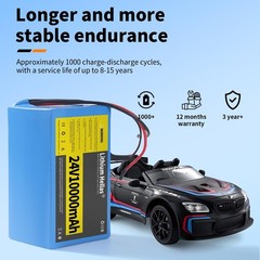 24V Li-ion Battery 5Ah 10Ah For Scooter LED Light String DIY Project