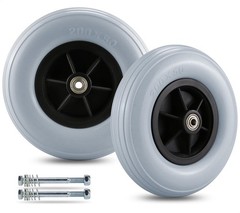 Pair of 8″ x 2″ (200×50) Caster Wheels for Electric/Power Wheelchair – 8 inch…