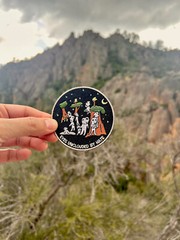 Glow in the dark, Kodama Patch, Princess Mononoke Iron on patch for cap backpack