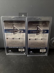 Muzzy Trocar Crossbow 100gr 3-Blade Fixed Broadheads Hunting Archery- 2 Pack NEW