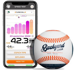 Playfinity Backyard League Gaming Baseball for | Real Baseball with Sensors/App