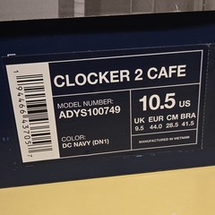 DC Shoes Clocker 2 Cafe Navy Skateboarding Shoes Medium (D, M) US 10.5