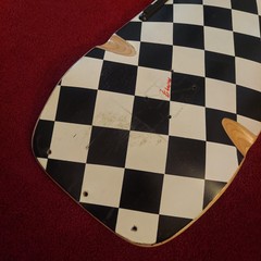 Early 2000 Factory 13 Custom Made Pig Shape Skateboard Deck Lots of Concave
