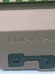 Mfour slot system mk16 style airsoft aeg 13.5in cnc aluminum tan fore end Logoed