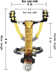 Slingshot,Wrist Sling Rocket Professional Hunting Slingshot with Heavy Duty L…
