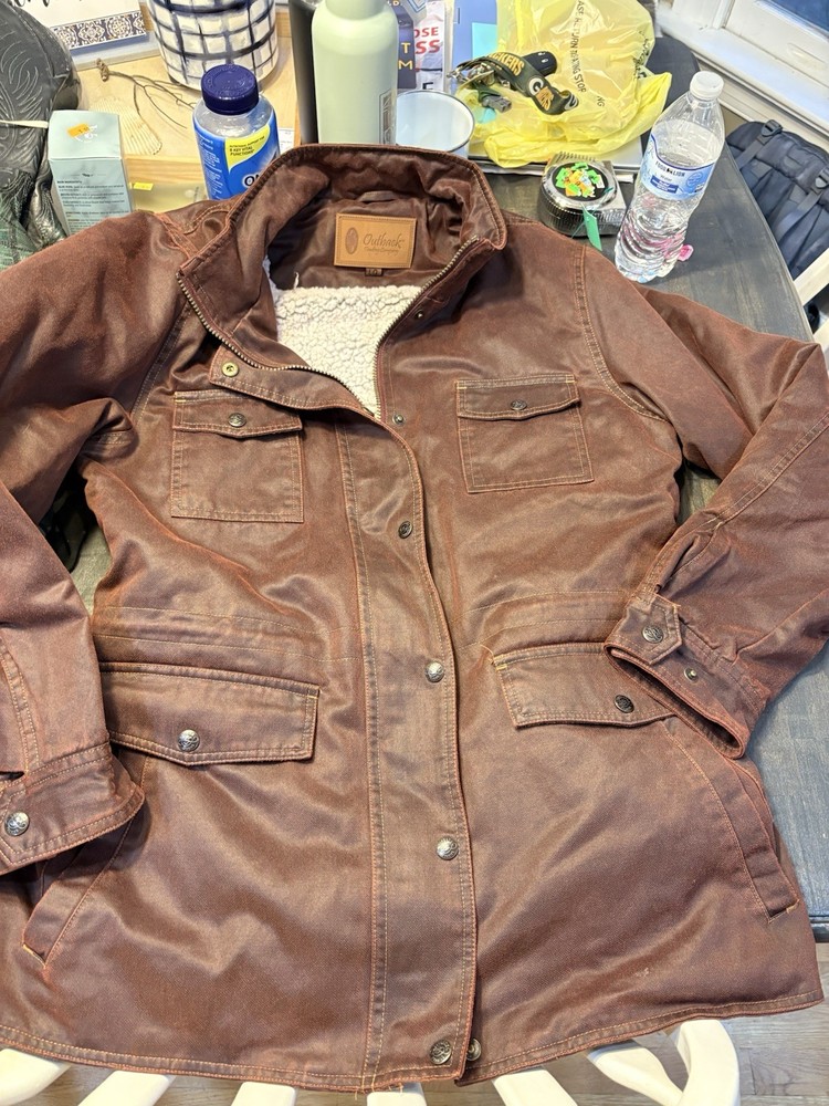 OUTBACK TRADING Women’s Western Outdoor Casual Addison Jacket Large Burgundy
