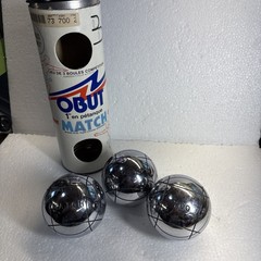 Vintage OBUT Bocce Ball La Boules “Match 700”. S34. 73mm 700 Poids