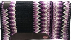 Showman 34″ X 38″ Fleece Bottom Wool Cutter Saddle Pad with Navajo Design 6213