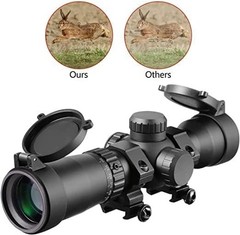 Scope with Rings, 20-100 Yds Ballistic, 300-450 FPS=//