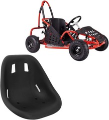 FOR Go Kart Large Size Seat Backrest Ergonomic Design Black ABS