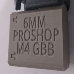 Golden Eagle / 6mmProShop M4 Airsoft GBBR Odin Speedloader Adapter (Tan)