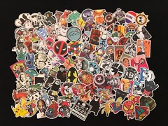100 Random Skateboard Stickers Bomb Vinyl Laptop Luggage Decals Dope Sticker Lot