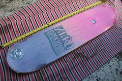 ZERO James Brockman Psychedelic Skull Flashback Rare 7.88x31in. SKATEBOARD DECK