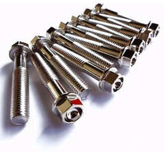 Kawasaki KX125 Top End Engine Nuts Bolts Kit KX 125 Nickel Cylinder Head Rebuild