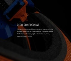 NEW CRBN Carbon Pro Fade Indigo Paintball Airsoft Goggle More Coverage