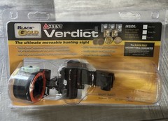 Black Gold AV1 Ascent Verdict Single Pin .019 RH Bow Sight With Picatinny Mount