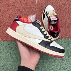 AJ 1 Retro Low OG SP T S Black/Red DM7866-140R Men’s Casual Shoe Sizes 4-13