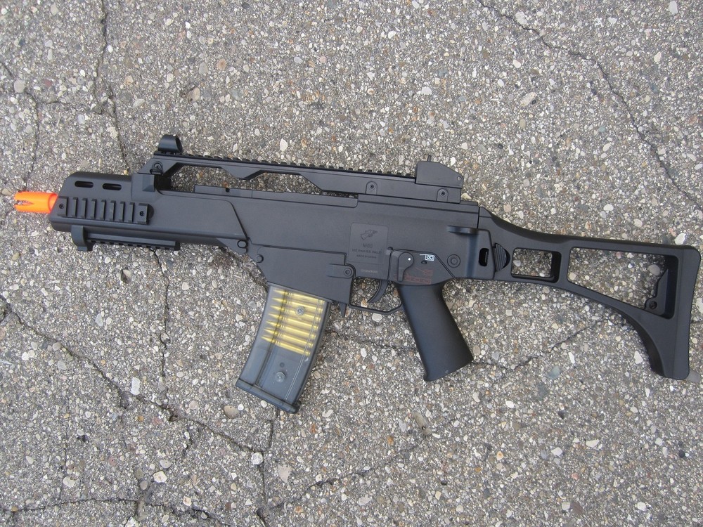 G36C Style Double Eagle Semi & Full Automatic Electric Airsoft Gun Rifle