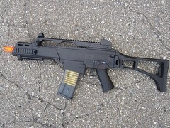 G36C Style Double Eagle Semi & Full Automatic Electric Airsoft Gun Rifle