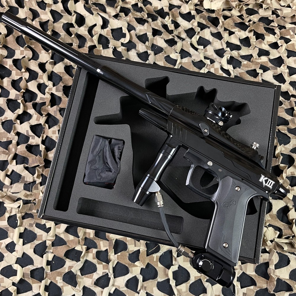 NEW Azodin KDIII Paintball Gun – Polished Black/Polished Black