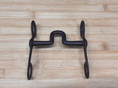 Vintage Short Shank Ported Western Small Horse Pony Bit ~ 4 1/2″ Mouth