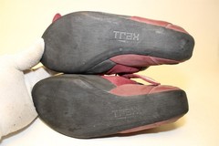 Evolv Elektra Womens Size 38 7.5 Merlot Grey Climbing Approach Bouldering Shoes