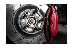 Power Stop S4730 Front Pair of High-Temp Red Powder Coated Calipers for Cadil…