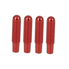 4Pcs Aluminum Alloy Bolt-On Replace Door Lock Knobs Pins for Mercedes-Benz Red