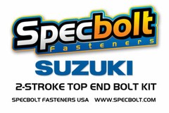 81 82 Suzuki RM465 Top End Engine Bolt Nut Kit RM 465 Zinc Cylinder Head Rebuild