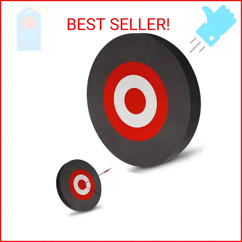 KURUGEILI 25 * 3cm EVA Foam Archery Target 9 inch Round Archery Moving Targets f