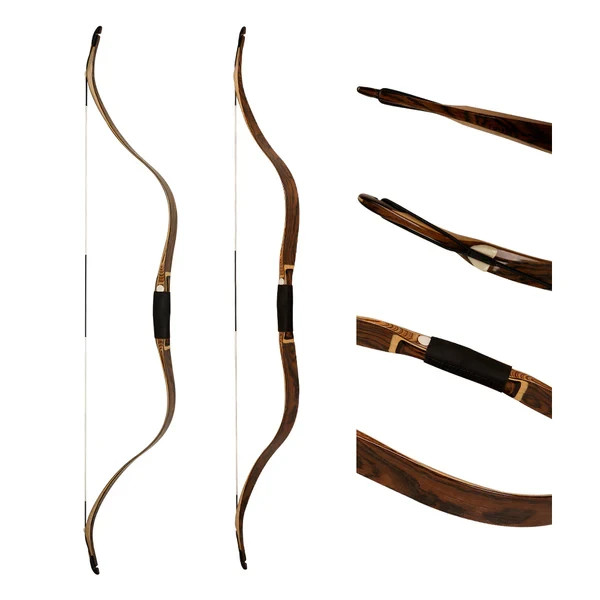 52in. Crimea Tatar Golden Sandalwood Recurve Bow Horse Bow AF Archery Handmade