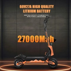 Electric Scooter for Adult 5600W Dual Motor 50MPH 60V 27AH Folding Fast Escooter