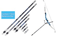 Archery Carbon Stabilizer Bar Bow Balance Rod Short Side Extender Main Long Rod