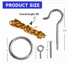 GSE Games & Sports Expert Hook and Ring DIY Kit.
