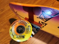 Dogtown Jay Adams «Rat Face» Skateboard w/Clear Grip Over Stickers, Snot Wheels