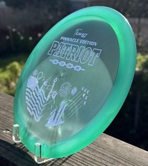Legacy Discs Patriot Pinnacle Edition Clear Green Fairway Driver 175g New