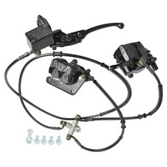 Hydraulic Rear Twin Disc Brake Calipers Assembly For Go Kart ATV Buggy Golf Quad