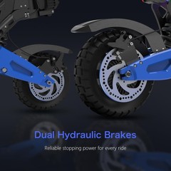 APP NFC 5000W Adults Electric Scooter 50MPH 55Miles + Seat/Steering Damper Parts