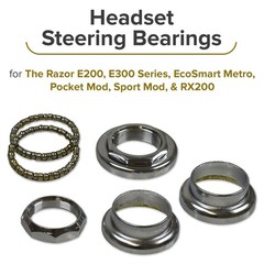 Headset Steering Bearings for Razor Bikes, Scooters, & Go-Karts