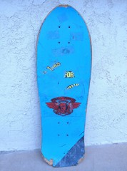 VTG 1988 Powell Peralta TOMMY GUERRERO 7PLY Flaming Dagger Skateboard Deck RARE!
