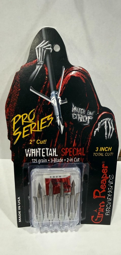 Grim Reaper Whitetail Special Broadhead 125 Grain 3pk 1625PSW