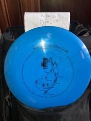 Legacy ICON PHENOM Blue 174g New Jersey Course Map Stamp 10 Years Old