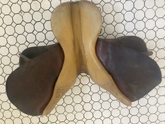 Zaldi Sirocco Leather Saddle Made In Salamanca Spain 17.5”