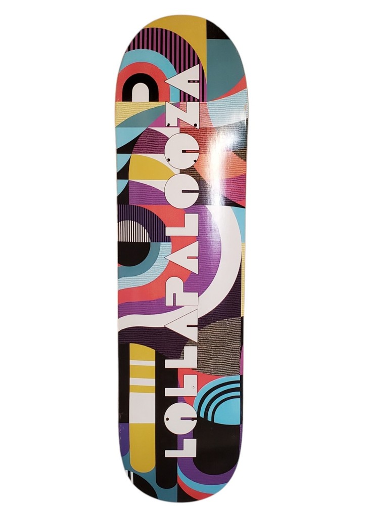 Super Rare 2018 Limited Edition Lollapalooza Skateboard Deck by Character