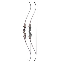 60″ Archery Recurve Bow 25-60lbs Takedown Wood Right Hand Hunting Target Shoting