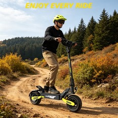 EOEOTWO GT06 Electric Scooter for Adult Foldable Off-road 1200W 30MPH E-Scooter