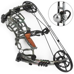 Compound Bow Kit Steel Ball Arrows 30-60lbs Dual-use Hunting Fishing Archery