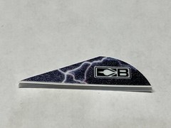 Choice Of 36, 50, Or 100 2″ Flame, Camo, Blood Splatt BLAZER VANES FROM BOHNING